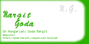 margit goda business card